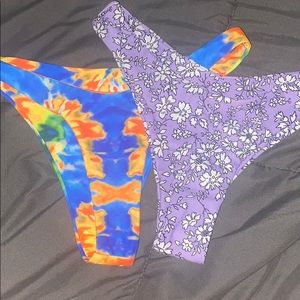 2 woman’s bikini bottoms